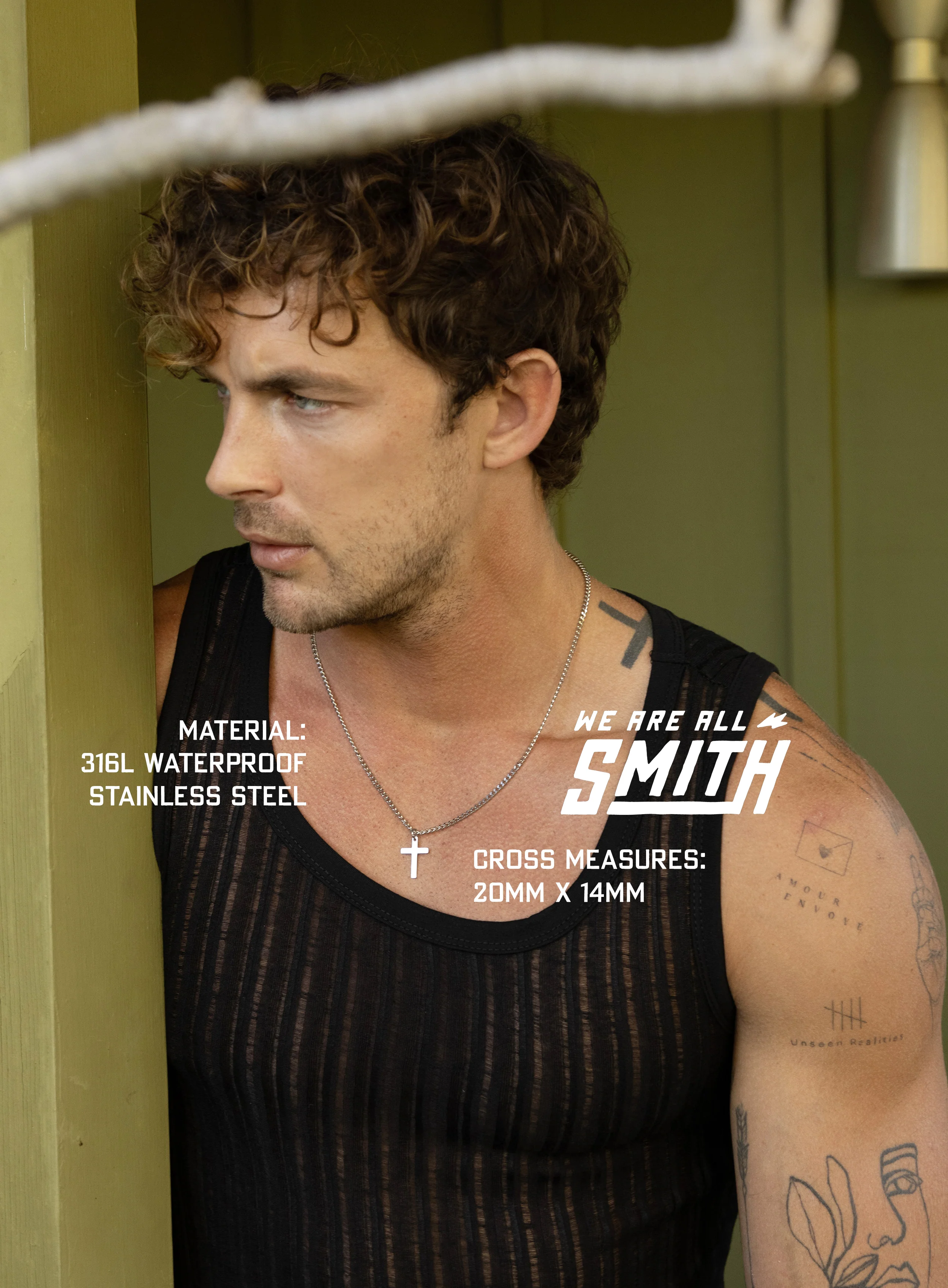 Waterproof Stainless Steel Cross For Men - Image 10