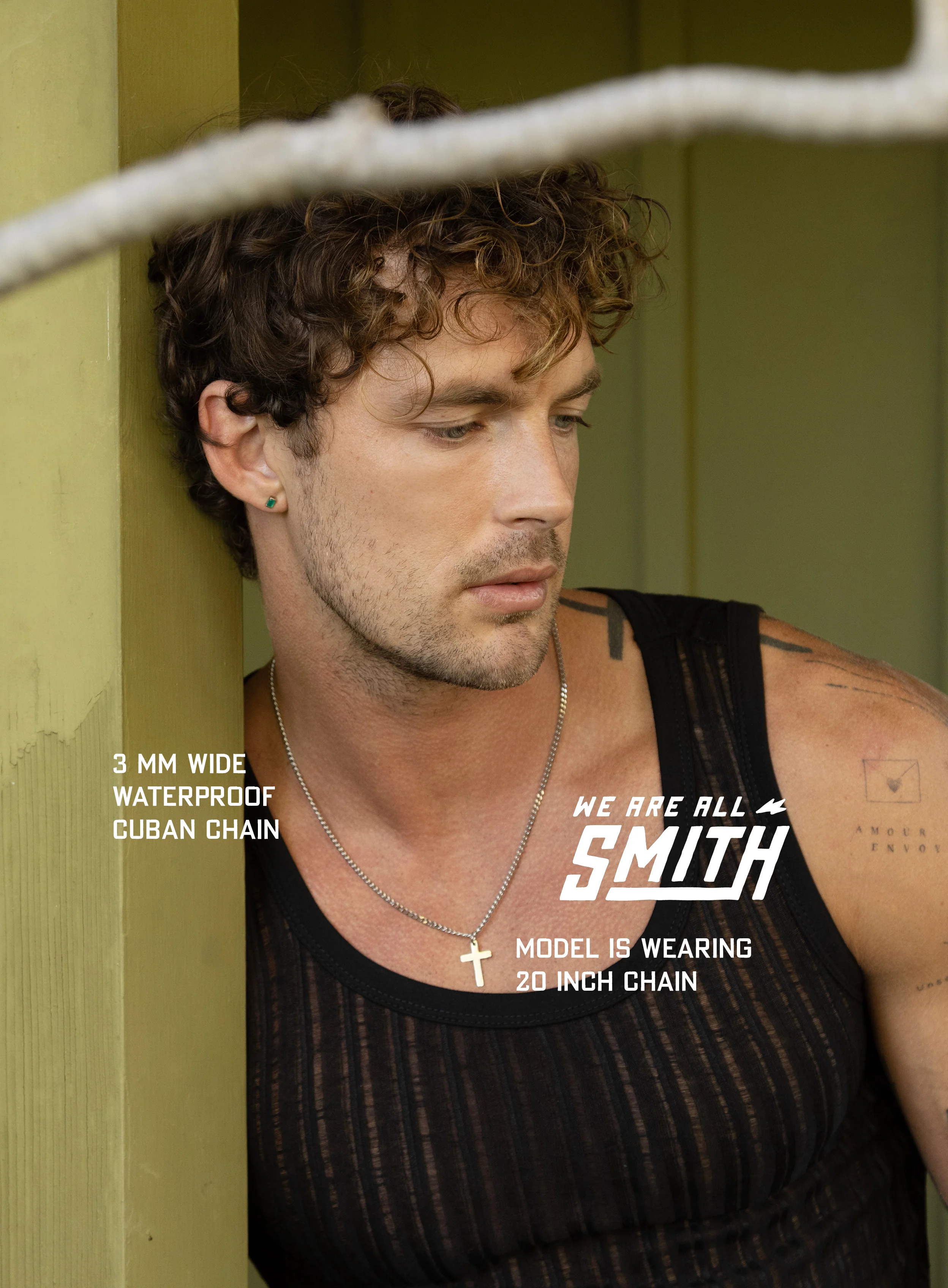Waterproof Stainless Steel Cross For Men - Image 12