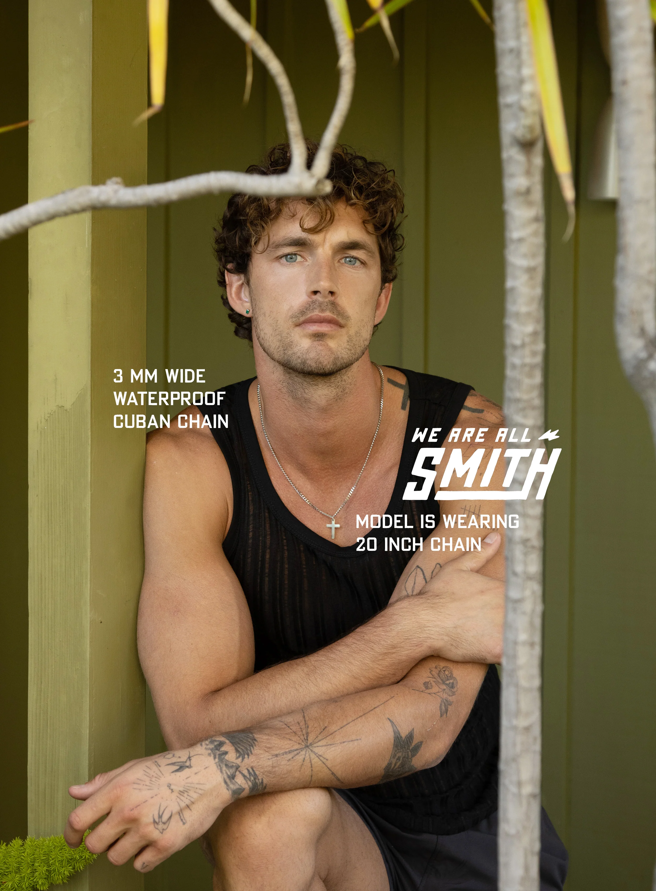 Waterproof Stainless Steel Cross For Men - Image 2