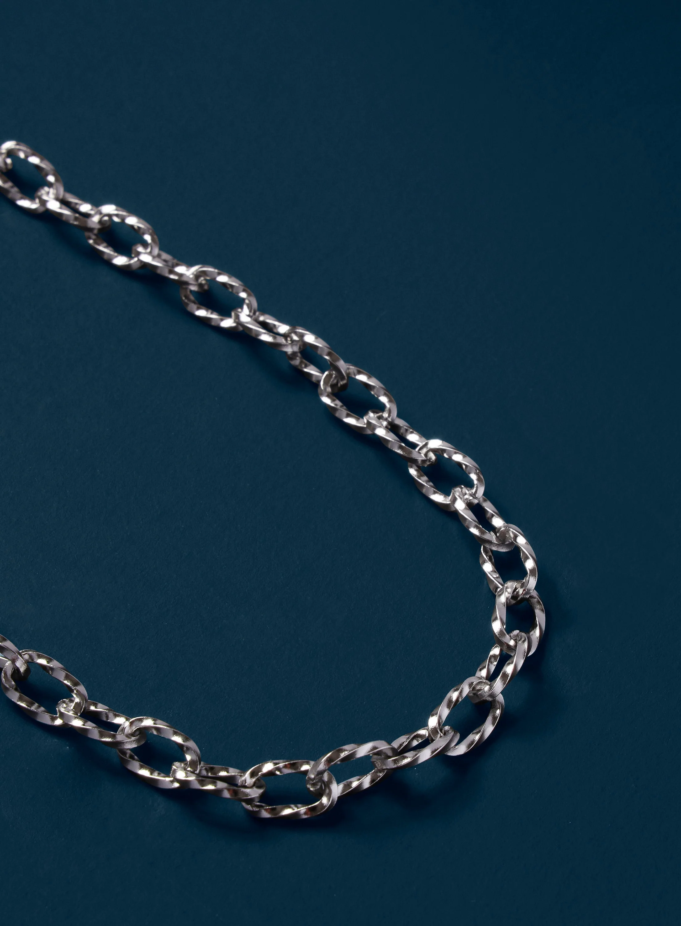 Waterproof 6mm Bevel Oval Cable Chain Necklace for Men - Image 4