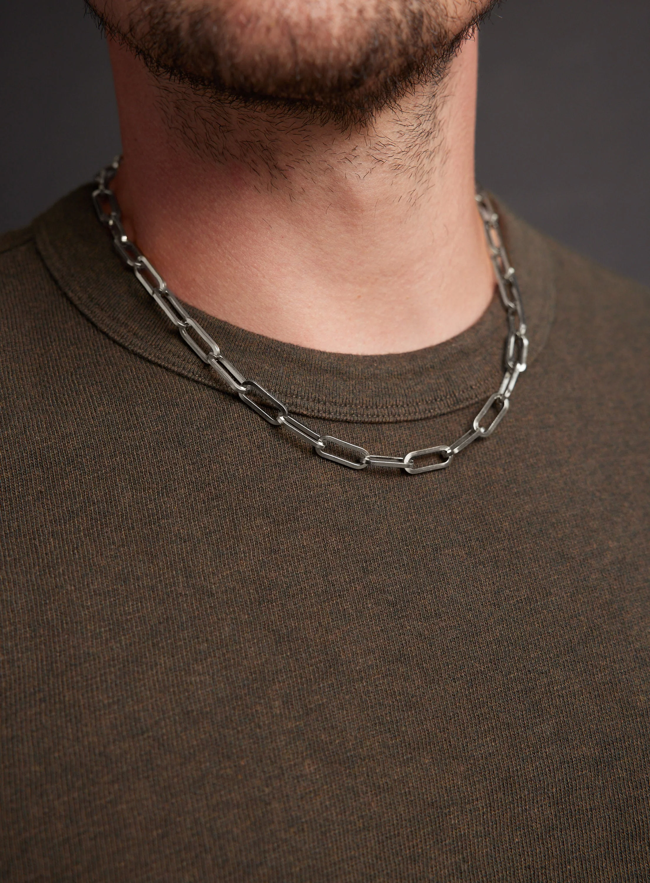 Waterproof 8mm 316L Stainless Steel Cable Chain Necklace - Image 5