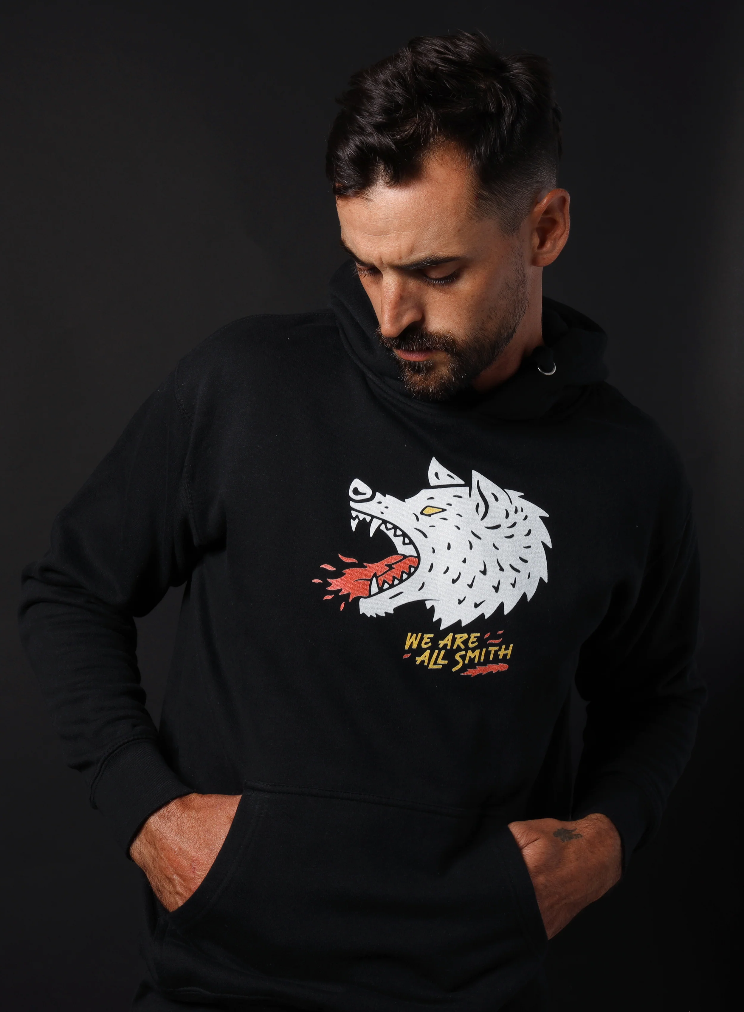 Wolfie We Are All Smith Unisex Hoodie - Image 5